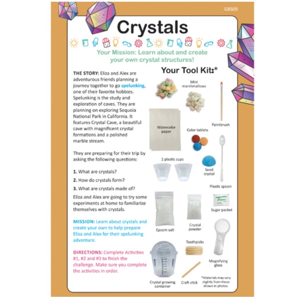 Crystal Kids STEM Genius Box kit